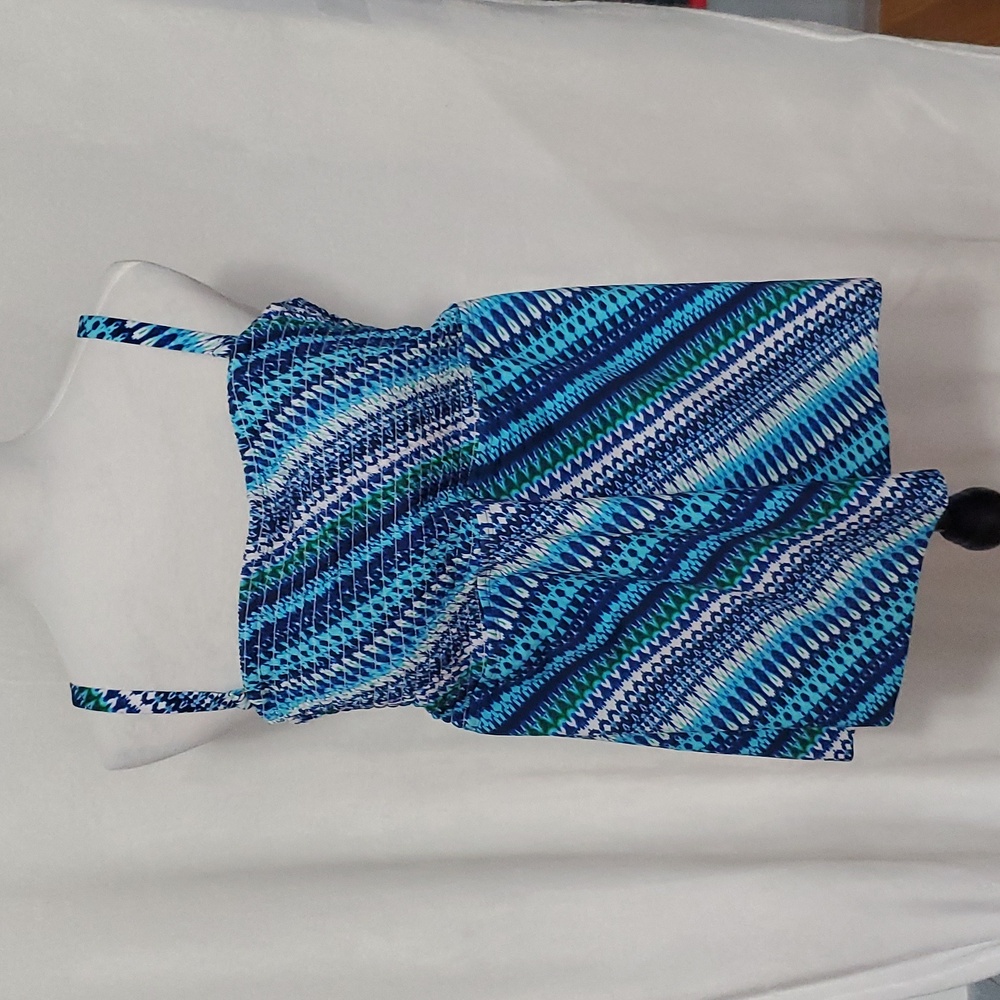 NWT Swimsuit for all Front Smocked Tankini Top Size 20